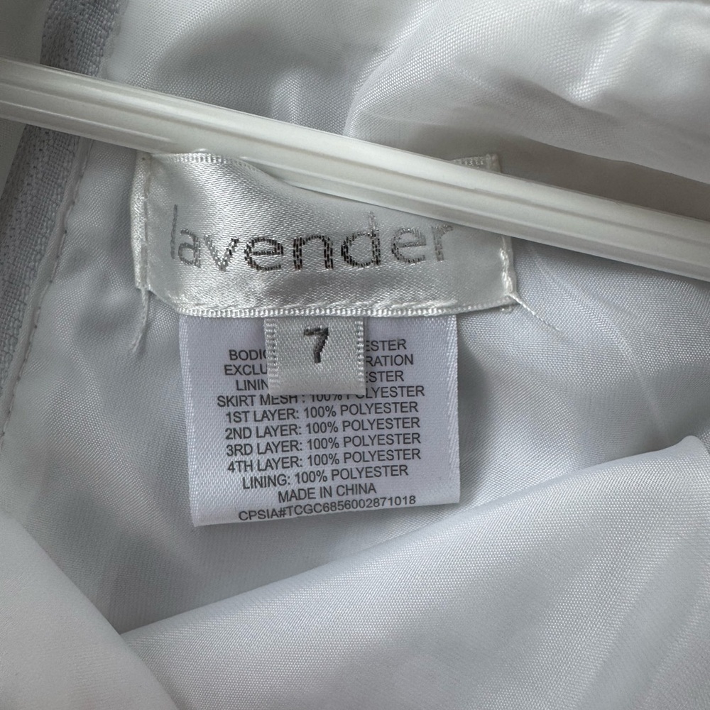 Lavender brand Sequin Top Dress with Layered Tulle Skirt - Picture 4 of 4